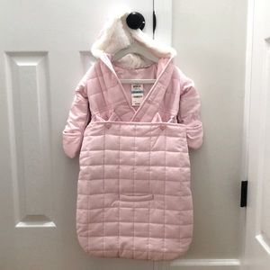 First impressions baby coat with removable lower sack